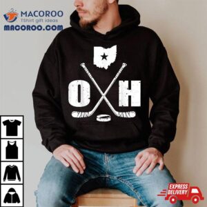 Oh Hockey Ohio State Ice Image Fan Gif Tshirt