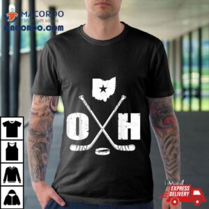 Oh Hockey Ohio State Ice Image Fan Gif Tshirt