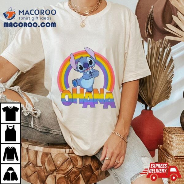 Ohana Stitch Rainbow Shirt