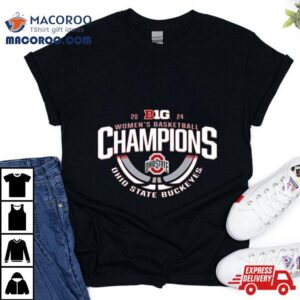 Ohio State Buckeyes Blue Unisex Big Ten Women S Basketball Regular Season Champions Locker Room Tshirt