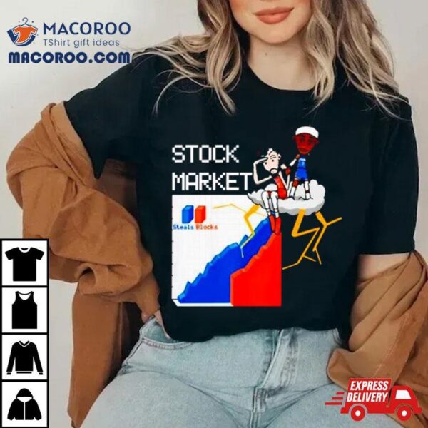 Oklahoma City Thunder Basketball Stock Market Steals Blocks Shirt