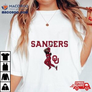 Oklahoma Softball Cydney Sanders Slugger Swing Tshirt