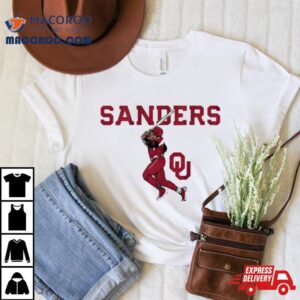 Oklahoma Softball Cydney Sanders Slugger Swing Tshirt