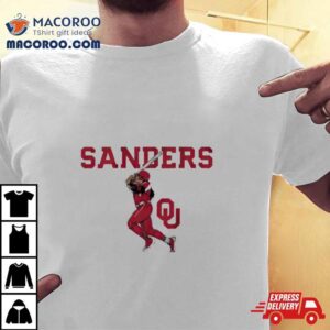 Oklahoma Softball Cydney Sanders Slugger Swing Tshirt