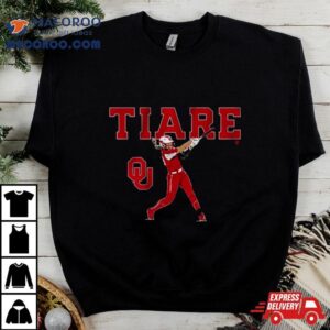 Oklahoma Softball Tiare Jennings Slugger Swing Tshirt