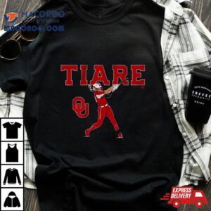 Oklahoma Softball Tiare Jennings Slugger Swing Tshirt