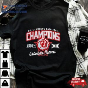 Oklahoma Sooners Big Women S Basketball Regular Season Champions Tshirt