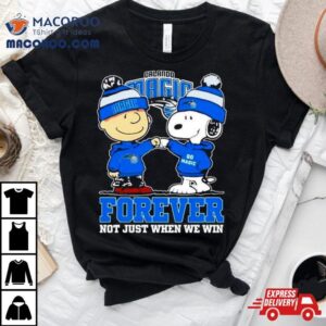 Orlando Magic Nba Snoopy And Charlie Brown Forever Not Just When We Win Tshirt