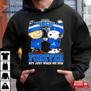 Orlando Magic Nba Snoopy And Charlie Brown Forever Not Just When We Win Tshirt