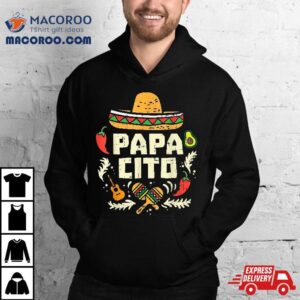 Papacito Family Cinco De Mayo Matchin Couple Mexican Dad Shirt