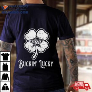 Pbr St Patrick S Day Buckin Lucky Tshirt