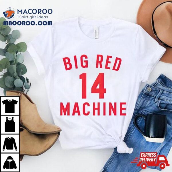 Pete Rose Big Red 14 Machine Shirt