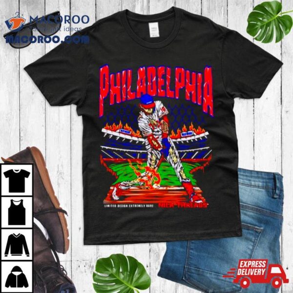 Philadelphia Phillies J.t. Realmuto Skeleton Shirt