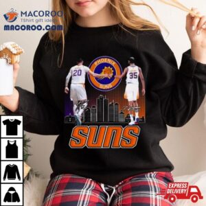 Phoenix Suns Skyline Jusuf Nurki And Kevin Durant Signatures Tshirt