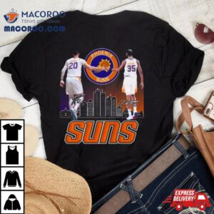 Phoenix Suns Skyline Jusuf Nurki And Kevin Durant Signatures Tshirt