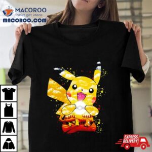Pichu Pikachu And Raichu Electric Evolution Painting Tshirt