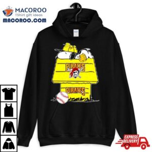 Pittsburgh Pirates Snoopy And Woodstock The Peanuts Baseball Tshirt