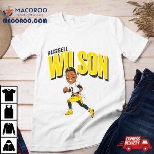 Pittsburgh Steelers Russell Wilson Caricature Tshirt