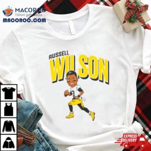 Pittsburgh Steelers Russell Wilson Caricature Tshirt