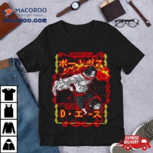 Portgas D Ace Red Fire On One Piece Tshirt