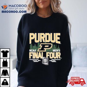 Purdue Boilermaker April 6 & 8 2024 Ncaa Men’s Basketball Final Four Skyline Shirt