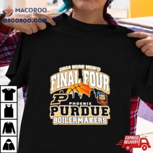 Purdue Boilermakers 2024 Ncaa Men’s Basketball Final Four Skyline Shirt