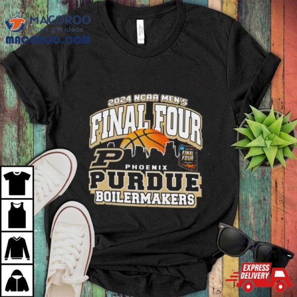 Purdue Boilermakers Skyline 2024 Men’s Final Four Phoenix Shirt