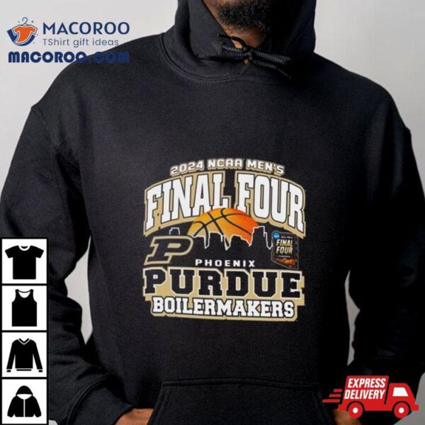 Purdue Boilermakers Skyline 2024 Men’s Final Four Phoenix Shirt