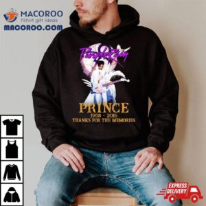 Purple Rain Prince 1958 To 2016 Thank You For The Memories Shirt