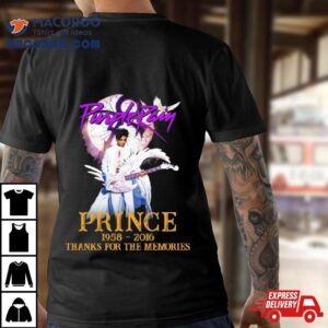 Purple Rain Prince To Thank You For The Memories Tshirt