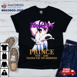 Purple Rain Prince To Thank You For The Memories Tshirt