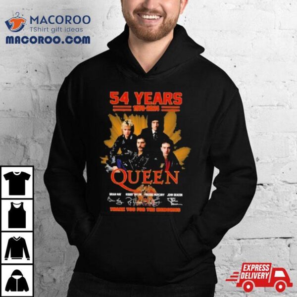 Queen 54 Year Of The Memories 1970 2024 Shirt