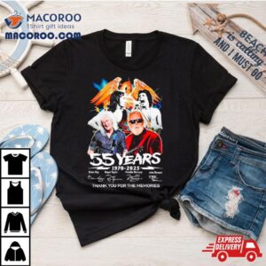 Queen Band 55 Years Of 1970 2025 Thank You For The Memories Shirt