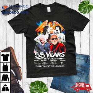 Queen Band Years Of Thank You For The Memories Tshirt