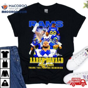 Rams Aaron Donald Thank You For The Memories Tshirt