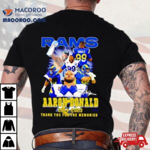 Rams Aaron Donald Thank You For The Memories Tshirt