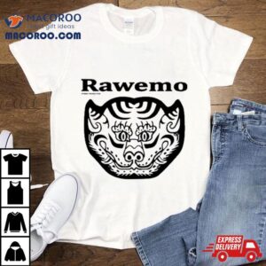 Rawemo B W Tiger Head Tshirt