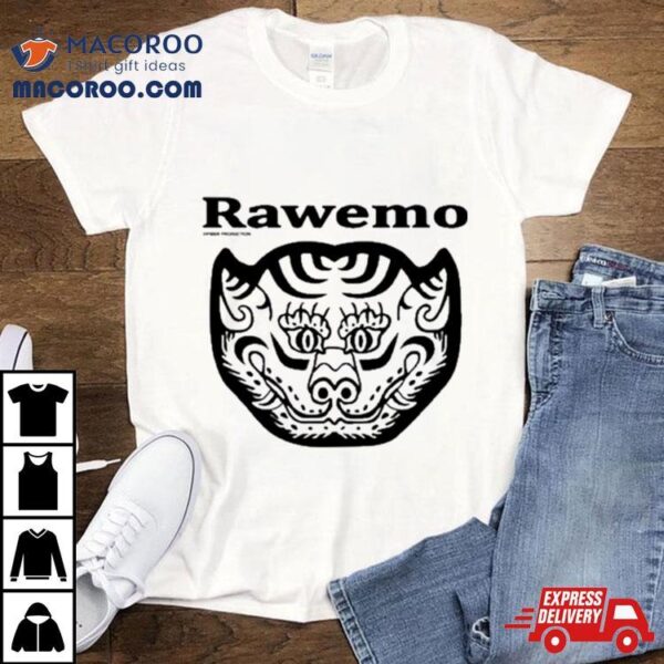 Rawemo B&w Tiger Head Shirt