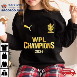 Rcb Women’s Team Wpl Champions 2024 Shirt