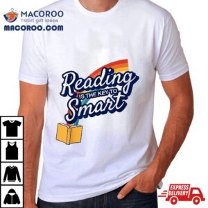 Reading Is The Key To Smart Raglan Baseball Tshirt