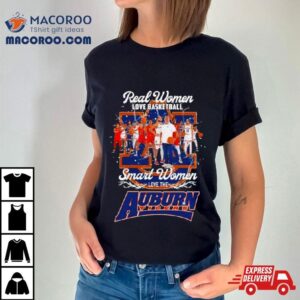 Real Women Love Basketball Smart Women Love The Auburn Tigers Team Men S Basketball Tshirt