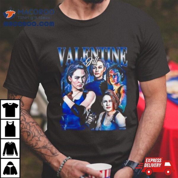 Resident Evil Video Games Jill Valentine Character Shirt