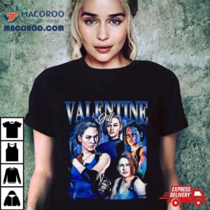 Resident Evil Video Games Jill Valentine Character Tshirt