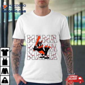 Retro Mama Baseball Baltimore Orioles Shirt