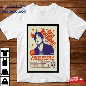 Ricky Montgomery Tour Around The World And Rick Again Poster Tshirt