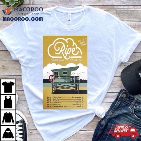 Ripe Band 2024 Florida Tour Winter Poster Shirt