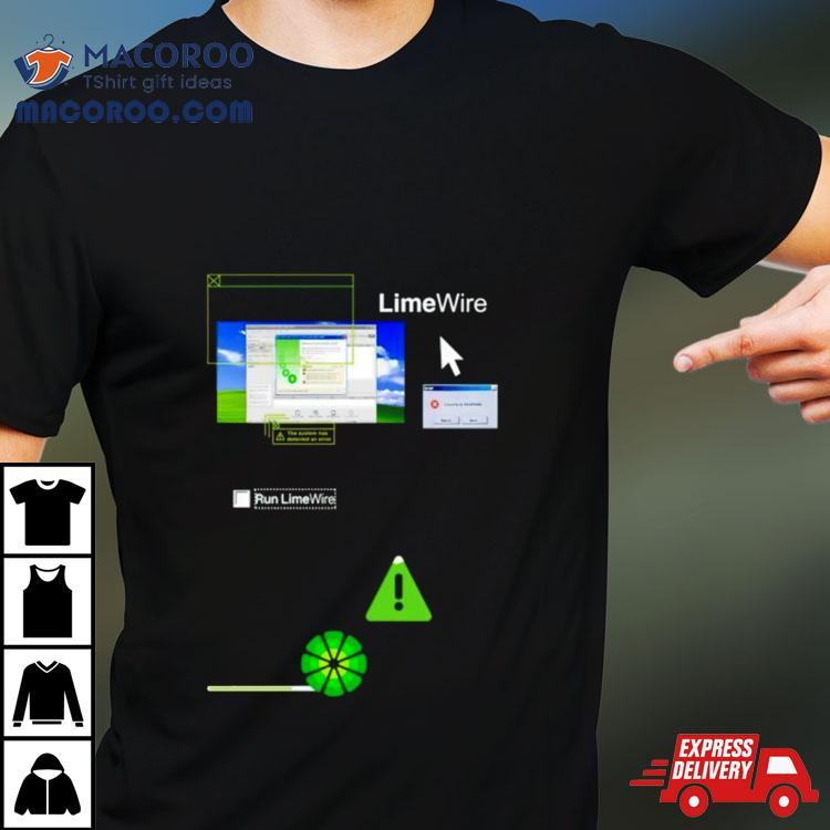 Rocco Botte Wearing Limewire Run Program Shirt Rocco Botte Wearing Limewire Run Program Shirt