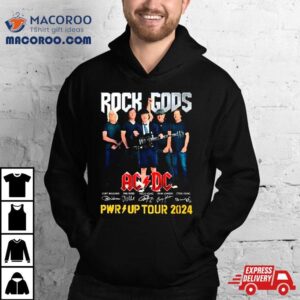Rock Gods Acdc Pwr Up Tour Signatures Tshirt