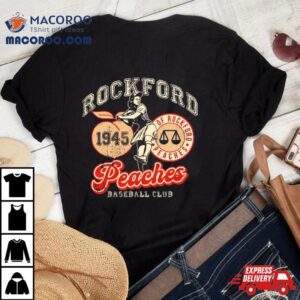 Rockford Peaches Baseball Club 1945 Shirt