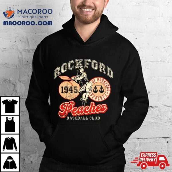 Rockford Peaches Baseball Club 1945 Shirt